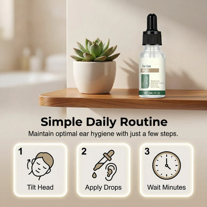 قطرات لطيفة للعناية بالأذن لتخفيف طنين الأذن